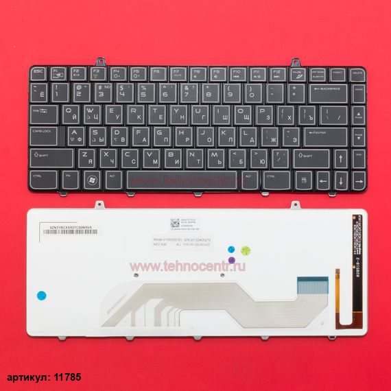 Клавиатура для ноутбука Dell M11X R2, M11X R3 черная с подсветкой