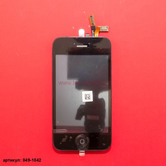 Дисплей в сборе с тачскрином для Apple iPhone 3 черный
