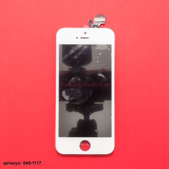 Дисплей в сборе с тачскрином для Apple iPhone 5 белый - оригинал