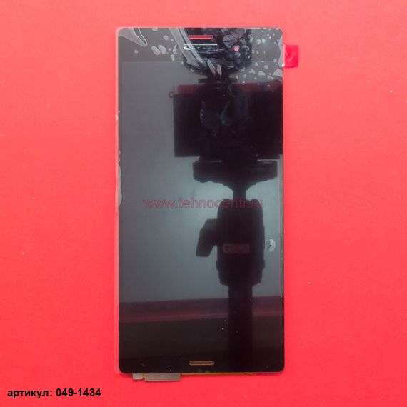 Дисплей в сборе с тачскрином для Sony Xperia Z3 D6603 черный