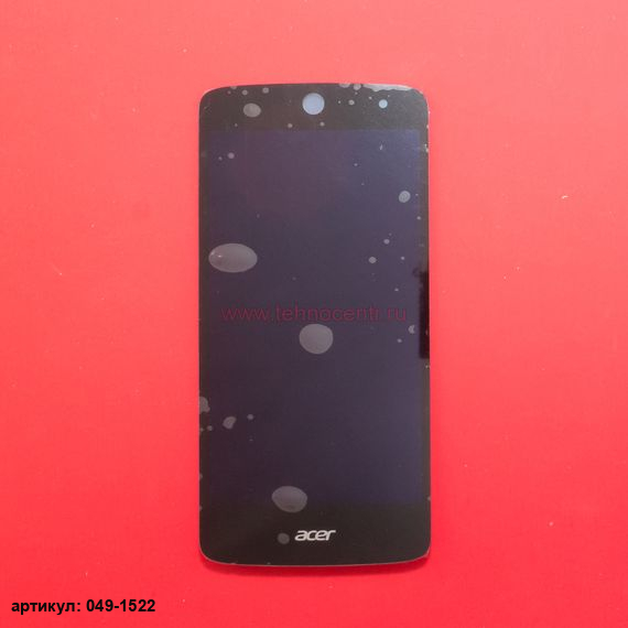 Дисплей в сборе с тачскрином для Acer Liquid Zest 3G Z525 черный
