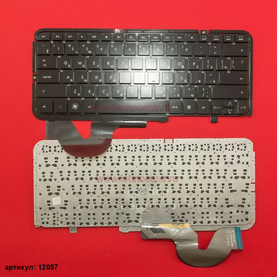 Клавиатура для ноутбука HP dm3-1000, dm3t черная без рамки