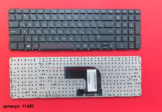 Клавиатура для ноутбука HP Pavilion dv6-7000 черная без рамки