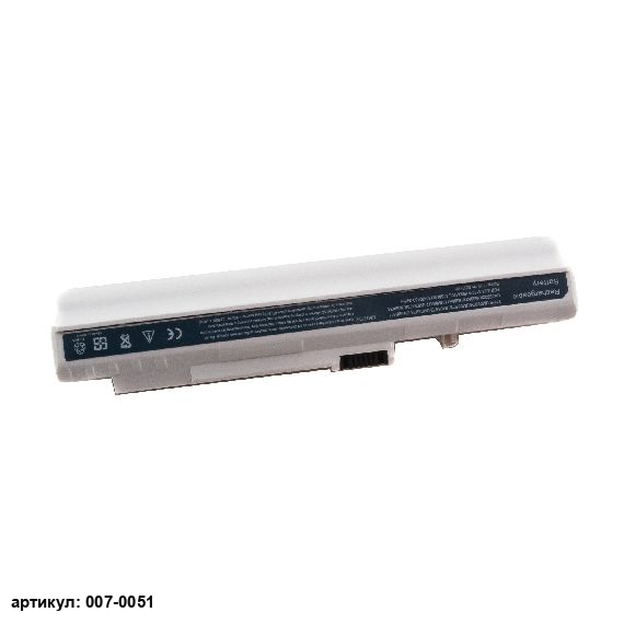Аккумулятор для ноутбука Acer (UM08A31) Aspire One A110, D250 5200mAh белый