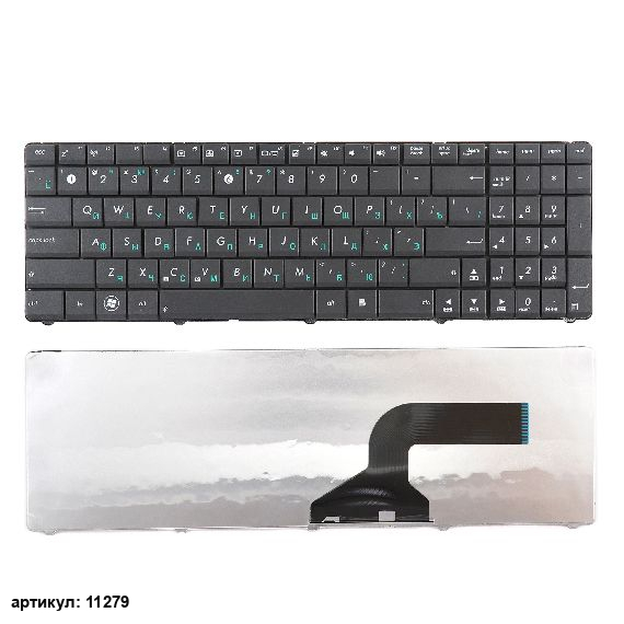 Клавиатура для ноутбука Asus K52, K53 черная (Тип 1)