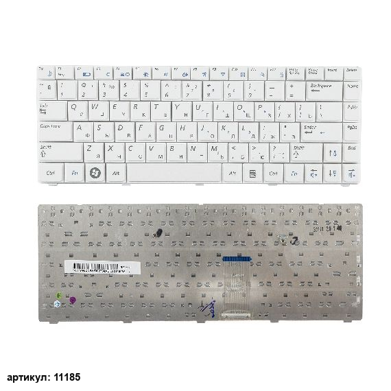 Клавиатура для ноутбука Samsung R420, R480, RV410 белая