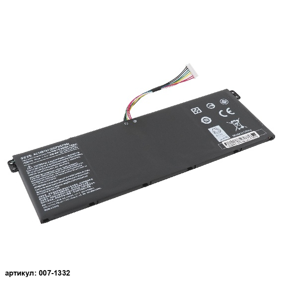 Аккумулятор для ноутбука Acer (AC14B18J) Aspire E3-111 11.4V 3200mAh