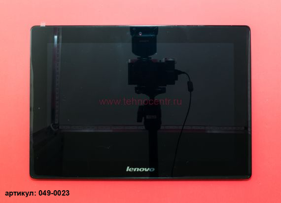 Дисплей в сборе с тачскрином для Lenovo S6000 черный