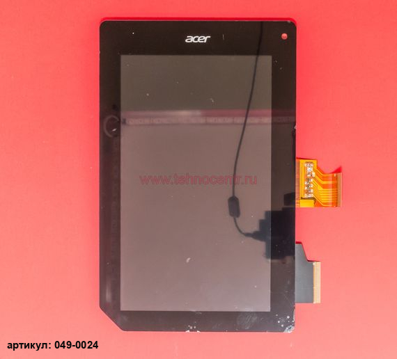Дисплей в сборе с тачскрином для Acer B1-A71 черный