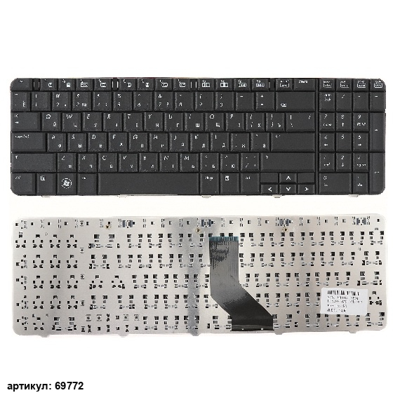 Клавиатура для ноутбука HP CQ60, G60 черная