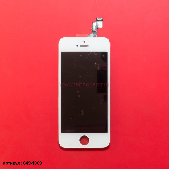 Дисплей в сборе с тачскрином для iPhone 5s белый